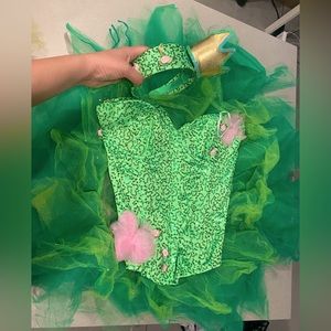 3 piece mischievous green fairy dress from famous Trashy lingerie Hollywood